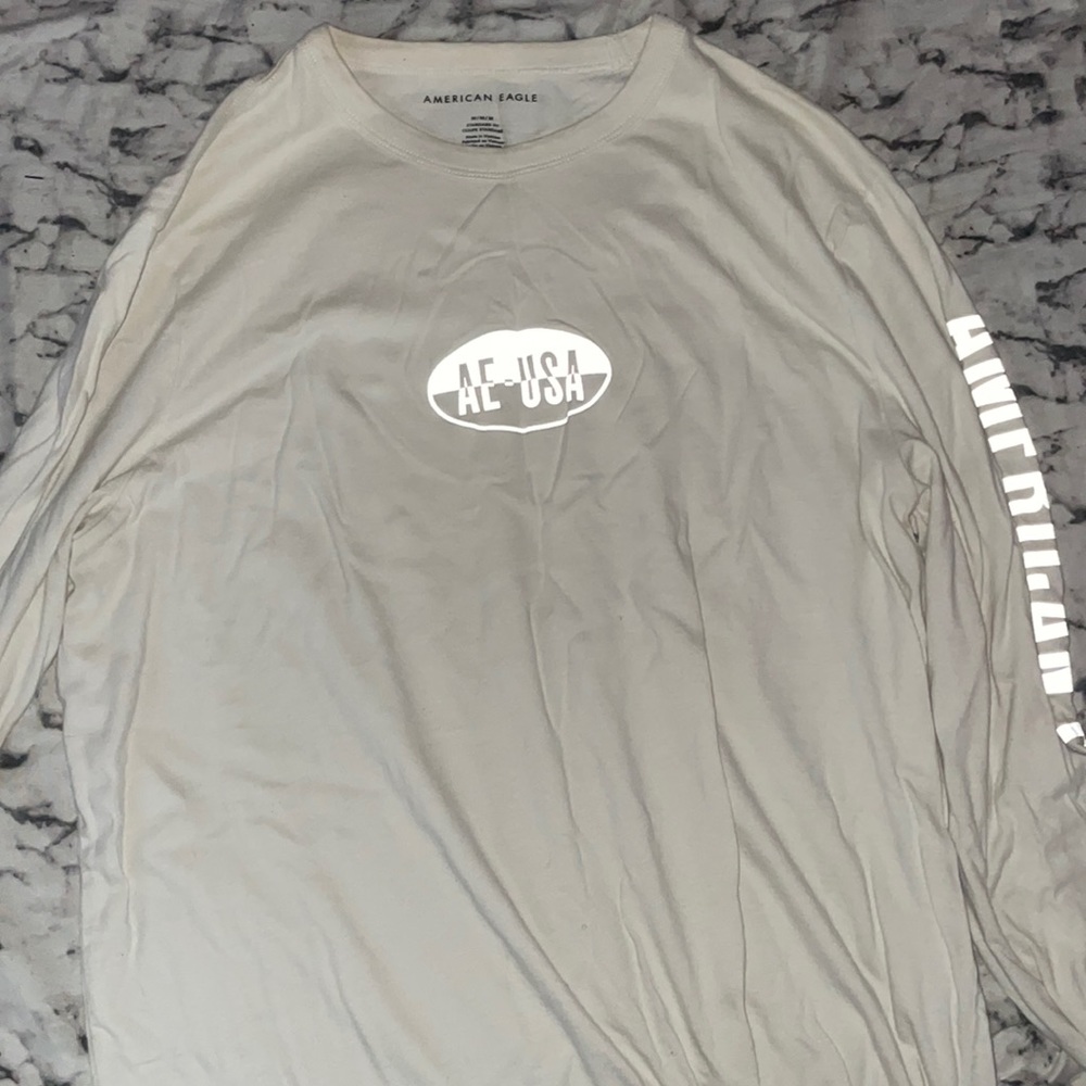 American Eagle reflective logo long sleeve